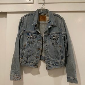 Vintage Style Levi’s Levi Strauss Denim Jean Jeans Jacket Light Blue Size Small